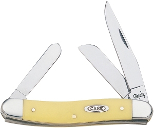 Case Knives® Yellow Handle CV Med Stockman
