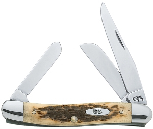 Case Knives® Amber Bone CV Med Stockman