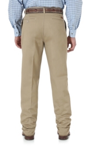 wrangler riata flat front pants