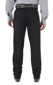 Wrangler® Riata™ Black Casual Relaxed Fit Long Length Pants