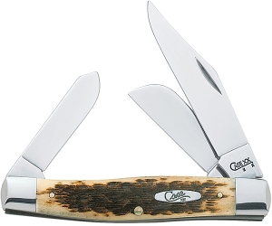 Case Knives® Amber Bone CV Large Stockman