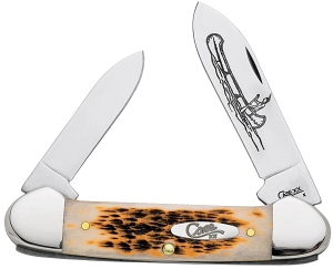 Case Knives® Amber Bone CV Canoe