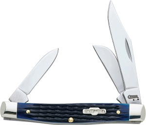 Case Knives® Navy Blue Bone Med Stockman