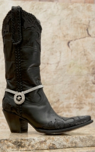 Blazin Roxx® Crystal Chain w/ Crystal Star Charm Boot Bracelet