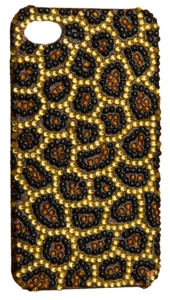 M&F Western Products® Bling Brown, Black & Gold Leopard iPhone 4 Case