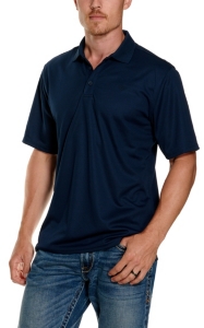 Ariat TEK Mens S/S Solid Navy Polo Shirt 10009063