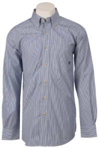 Ariat® Men's L/S Balin Stripe Royal Shirt 10009683
