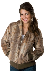 Ariat® Women's Willow Faux Fur/Satin-Like Reversible Jacket