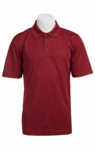Ariat TEK Mens S/S Solid Red Polo Shirt 10010550