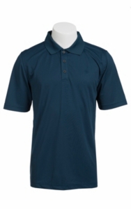 Ariat TEK Mens S/S Solid Steel Polo Shirt 10010589
