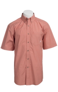 Ariat® Men's S/S Hargrove Mini Western Plaid Shirt 10010591