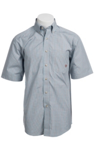 Ariat® Men's S/S Hill Freeze Frame Windowpane Western Plaid 10010602