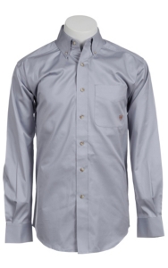 Ariat Mens L/S Solid Light Blue Shirt 10010644