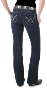 Booty Up™ by Wrangler® Ladies Carolina Breakaway Dark Wash Low Rise Jean