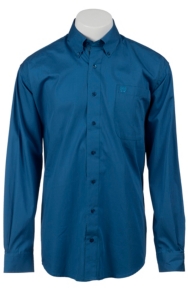 Cinch L/S Mens Solid Fine Weave Shirt 1103593