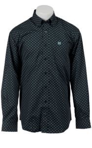 Cinch L/S Mens Fine Weave Shirt 1103601