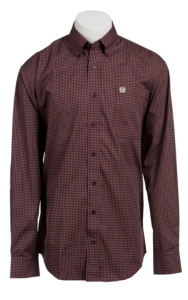 Cinch L/S Mens Fine Weave Shirt  1103615
