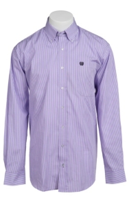 Cinch L/S Mens Fine Weave Shirt 1103629