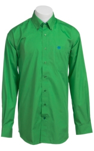 Cinch L/S Mens Solid Fine Weave Shirt 1103633