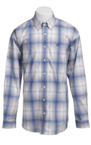 Cinch L/S Mens Fine Weave Shirt 1103638