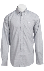 Cinch L/S Mens Fine Weave Shirt 1103645