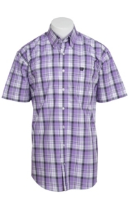 Cinch S/S Mens Fine Weave Shirt 1111064