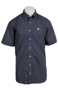 Cinch S/S Mens Fine Weave Shirt 1111065