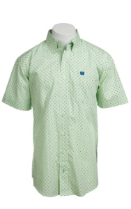 Cinch S/S Mens Fine Weave Shirt 1111070