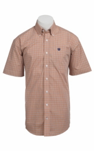 Cinch S/S Mens Fine Weave Shirt 1111073