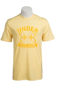 Under Armour® Men’s Pale Yellow UA Hook Wordmark T-Shirt