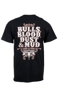 Cowboy Hardware® Black Bulls,Blood, Dust & Mud S/S Tee