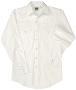 Ely & Walker L/S Tone-On-Tone Solid Ecru Shirt 20193423