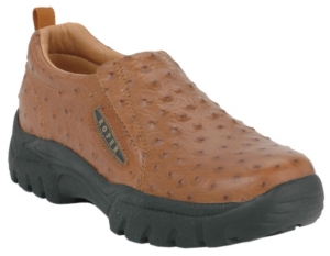 Roper® Men's Tan Ostrich Print Performance Sport Slip-On Shoes