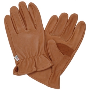 M&F® Mens Brown Deerskin Gloves