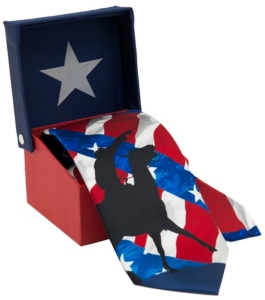 American Lifestyle® Texas Flag w/ Cowboy Silhouette Neck Tie