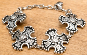 M&F Western® Maltese Cross Concho Bracelet