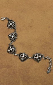 M&F Western Products Inc® Heart Filigree Bracelet