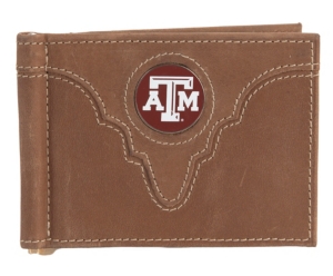 Danbury® Collegiate Collection™ Texas Aggies Brown Bi-fold Wallet