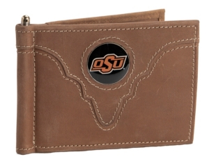 Danbury® Collegiate Collection™ Oklahoma State University Brown Bi-fold Wallet