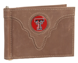Danbury® Collegiate Collection™ Texas Tech Brown Bi-fold Wallet