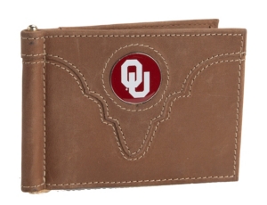 Danbury® Collegiate Collection™ Oklahoma University Brown Bi-fold Wallet