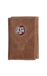 Danbury® Collegiate Collection™ Texas Aggies Brown Tri-fold Wallet
