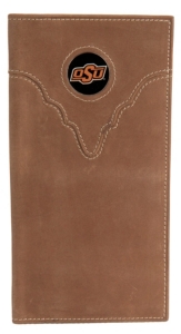Danbury® Collegiate Collection™ Oklahoma State University Brown Rodeo Wallet