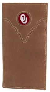 Danbury® Collegiate Collection™ Oklahoma University Brown Rodeo Wallet