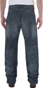 Wrangler® 20Xtreme™ No.33 Men's Barley Blue Relaxed Fit Straight Leg Jean- Tall Length