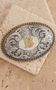 M&F Western Productions®. Large Oval Initial 