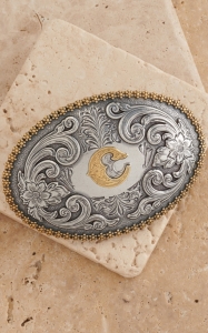 M&F Western Productions®. Large Oval Initial 