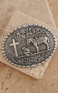 M&F Western Products Inc.® Cowboy Prayer Buckle
