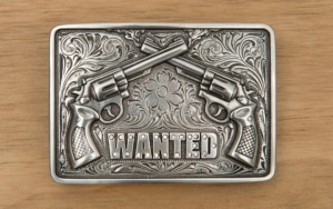 M&F Western Products® Wanted Rectangle Buckle