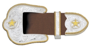 Montana Silversmiths® Western Star 3pc 1 1/2 Buckle Set